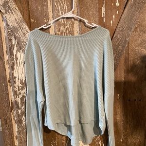 Light blue long sleeve shirt